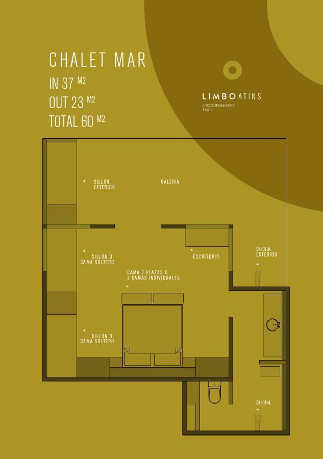 Limbo Atins Chalets - Lencois Maranhenses エクステリア 写真